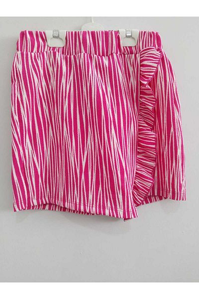 Store Pink Striped Girl's Shorts Skirt Beach