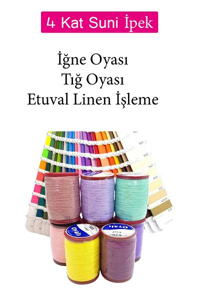 Mu Art Embroidered 4 Layers Artificial Yarn Needlework Embroidery Beading Thread Crochet Embroidery No:188