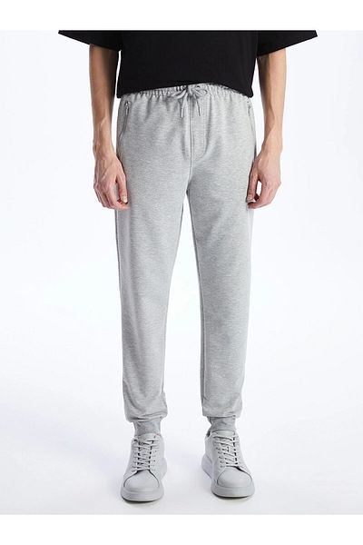 LC Waikiki Ανδρικό αθλητικό παντελόνι LCWAIKIKI Classic Grey Standard Fit