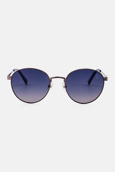 Timberland Men Tb9315 Round Sunglasses, Gunmetal