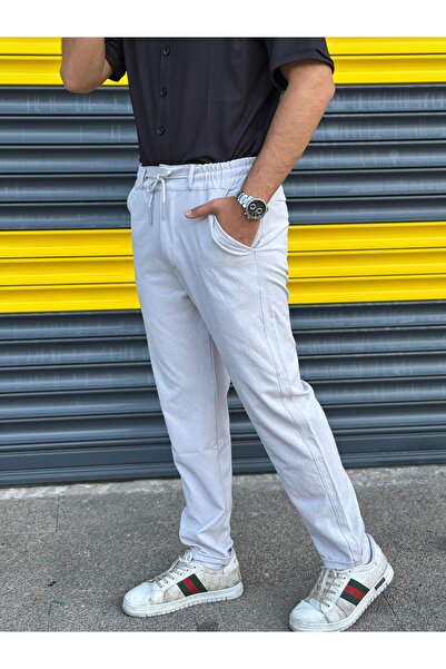 RAKİP Erkek Kaliteli Esnek Likralı Gofre Kumaş Pantolon