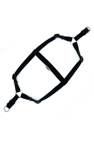 SAVEX Doggie Comfort Woven Ronin Harness Black 2.0*55-65 cm (Dsgt L)