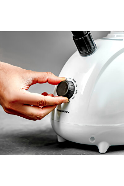 Olsenmark Garment Steamer 1.8l 2000w – Fast Heating Telescopic Pole Portable For All Fabric Types