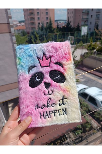 EMKSHOP Plush Cute Character Striped Notebook 1. Class Product