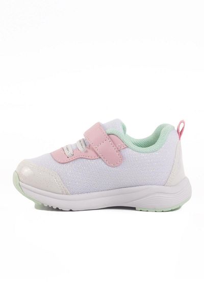 WALKWAY White Textile Baby Sports Shoes 1932