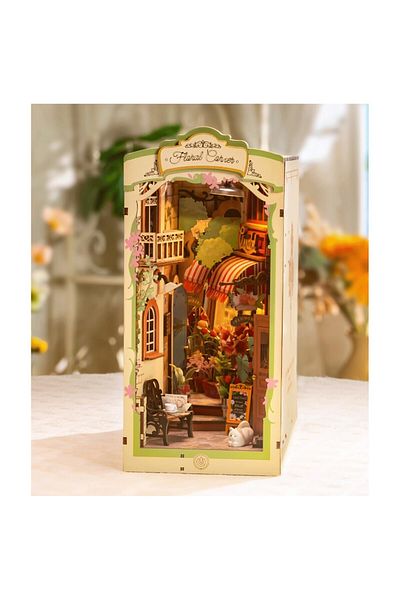 Rolife 3D Puzzle, DIY Book Nook Flower House", RoLife, 164 pieces