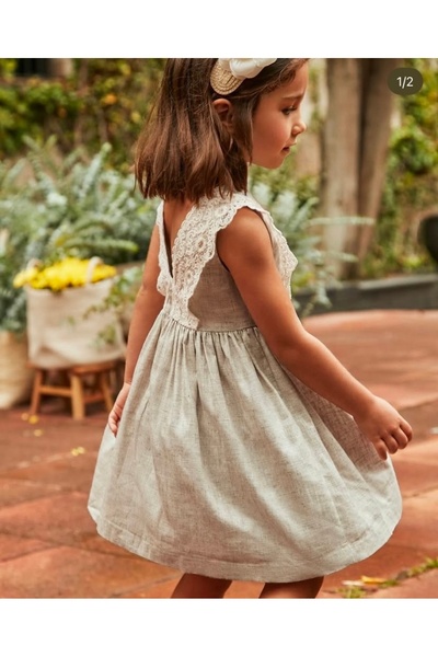 MAYORAL Şık Simli kumaş Elbise