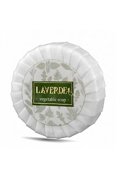 LAVERDE Laverde Hotel Soap 30 g. Packed in Pleated Paper. Set of 50 pieces