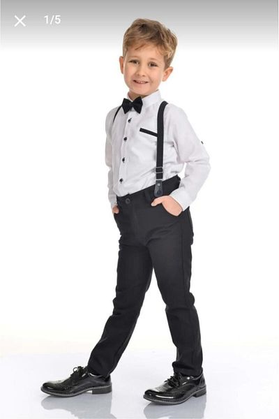 PefyBaby Boy's Holiday, Special Day Shirt Suit