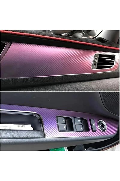 61 AVM 3D Chameleon Carbon Foil Car & Motorcycle Wrapping Foil – 30×100 cm