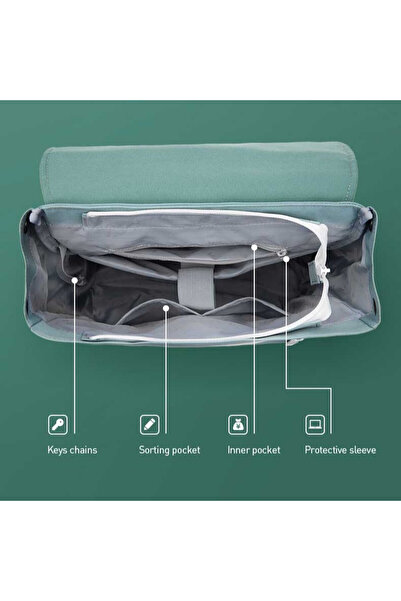 delis Unisex backpack, D, Green