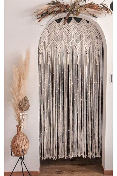 SuMavisi Makrome Kapı Perdesi & El Yapımı & Bohem & Rustik & Dekoratif