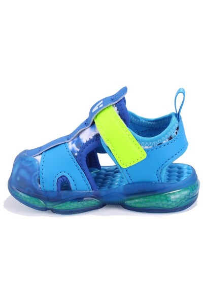 Vicco Live 332b525y217 Navy Blue Orthopedic Daily Lighted Boys' Sports Sandals