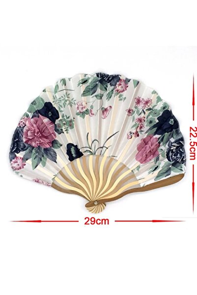 BERG - Vintage Şık Bodrum Mavisi Istiridye Yelpaze