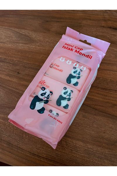Elit Tiny Wet Pocket Wipes (Pink)