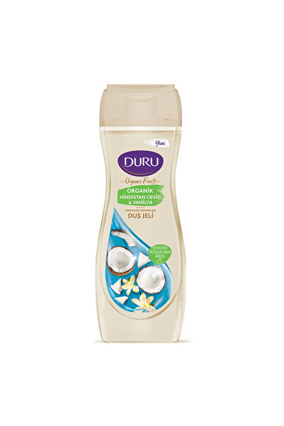 Duru Organic Fruits Hindistan Cevizi & Vanilya Duş Jeli 450Ml,Hindistan