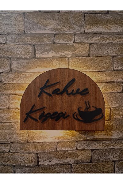 Murat Lazer Gün Işığı Peri Led Işıklı,Kahve Köşesi Duvar Dekorasyonu,Mutfak D...