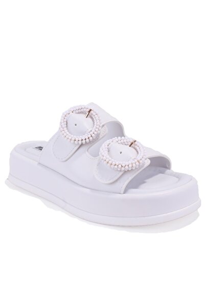 DAGOSTER Dza07- 890784   White Orthopedic Daily Stone Women's Slippers