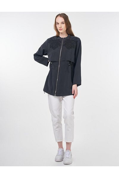 Kayra Adjustable Modal Tunic at the Waist Black-81042