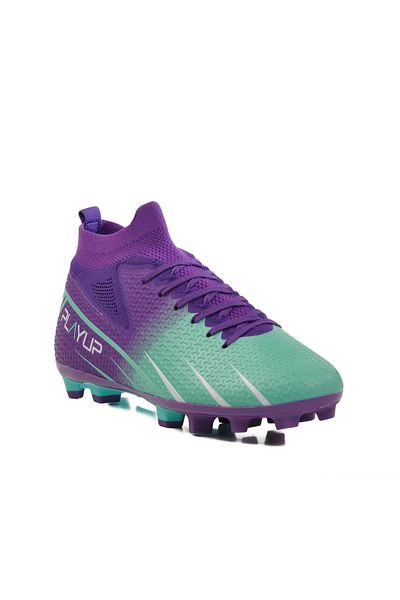 WALKWAY Playup Men's Football Boots with Purple Socks Mk-251-143 m