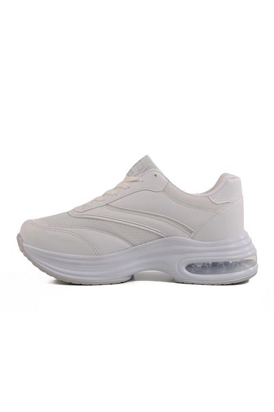 WALKWAY Pantofi sport pentru femei cu talpă cu plasă albă ușoară 185 G