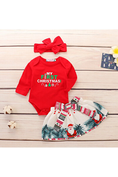 Superbaby Costumas din 3 piese cu fustita pentru fetite