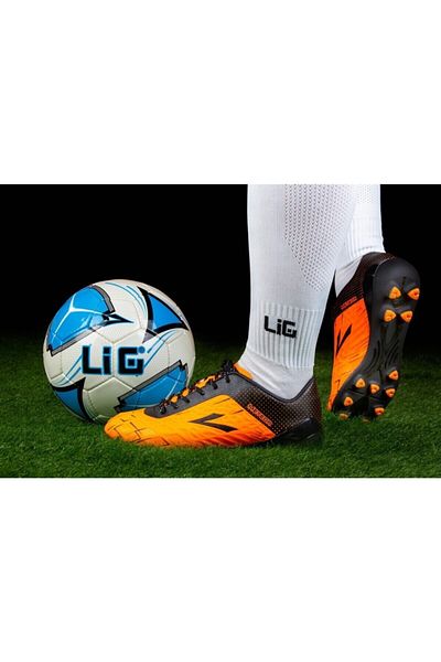 LIG Pantofi de fotbal Meteor Elite 55-portocaliu 39-45