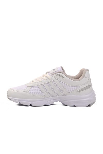 WALKWAY Ice White Mesh Lightweight Unisex Sports Shoes Disc g