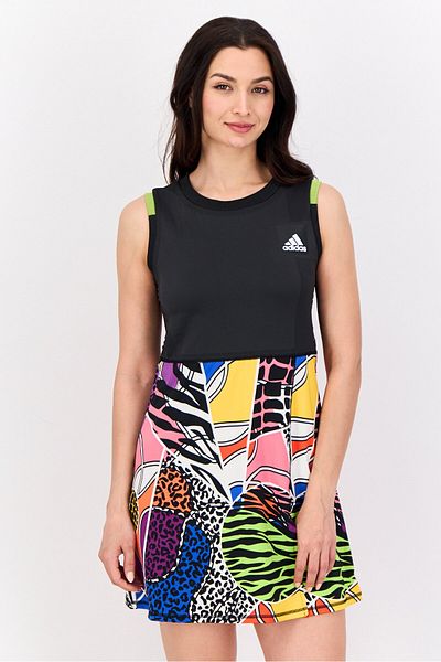 adidas Women Sportswear Fit Sleeveless Outdoor Dress And Short Set, Multicolor