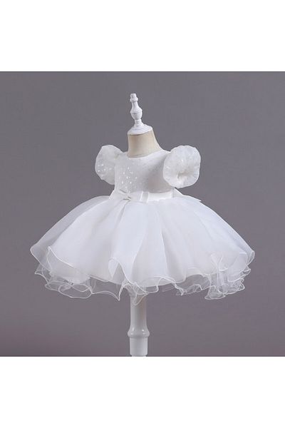 Superbaby Rochita alba de ocazie - Stars