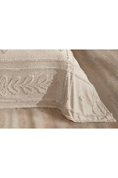 Sivalde Angela Cappuccino Çift Kişilik Şönil Pike Takımı