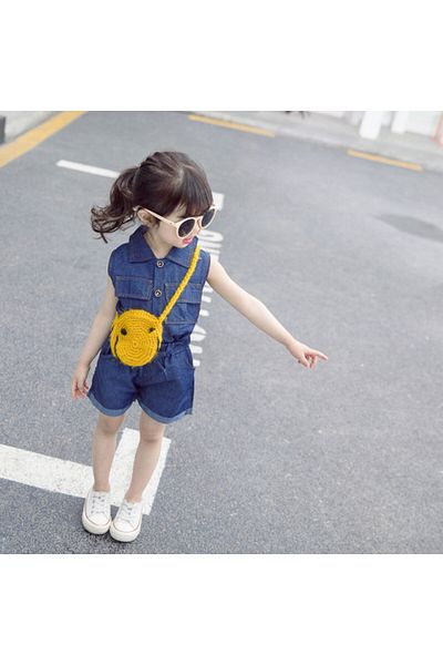 Superbaby Costumas din blug subtire pentru fetite