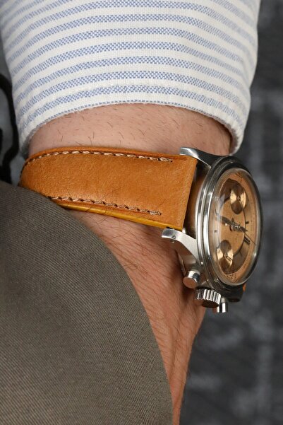 Onywatch 19 mm Gerçek Dana Derisi Kordon 19 mm Deri Kordon 19 mm Deri Kayış 1...