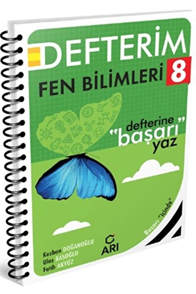 Ankara Kitap Merkezi 8. Sınıf Fen Bilimleri Akıllı Defteri Arı Yayıncılık