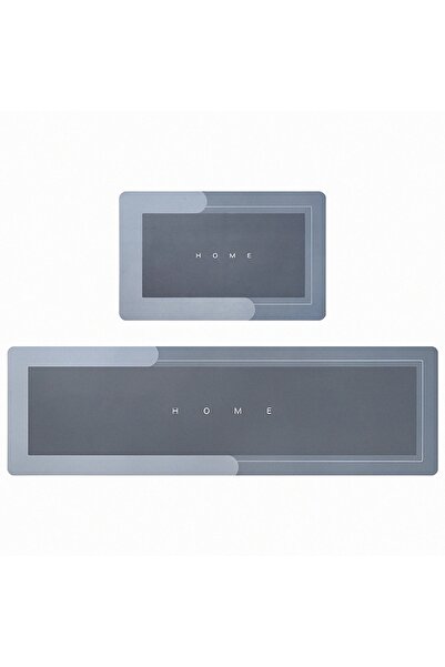EVİMA (2 штуки) 40×60 і 40×120 розмір Нековзне дно Водопоглинаючий килимок для ванної та кухні