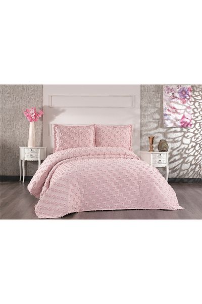 Sivalde Hayal Powder Double Chenille Pique Set
