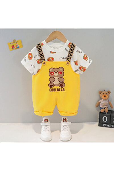 Superbaby Costumas pentru baietei cu salopeta - Cool bears