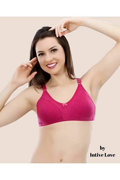 İntive Lingerie Liza cu model cu buline din bumbac pieptănat cu bretele groas...