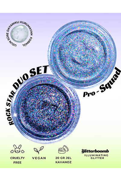 the glitter boomb Jel Glitter - Rock Star Duo