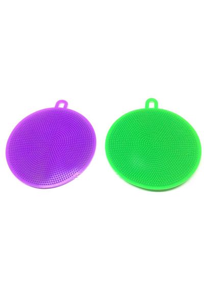 3B Trend Silicone Kitchen Dishwashing Brush Non-Exhausting (2 Pcs)