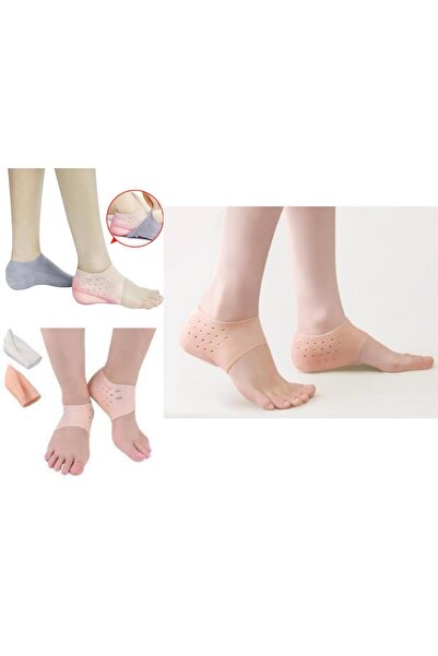 3B Trend Topuk Boy 3,5 Cm Yükseltici Topuk Çorabı Ten Rengi