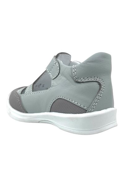 Nubebe Lyon Boy's First Step Shoes Gray