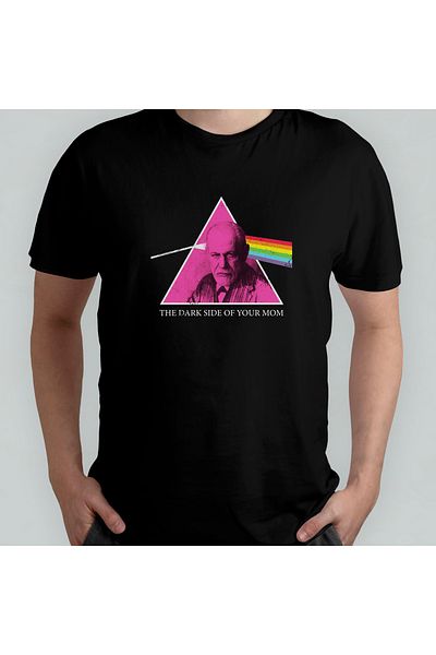 Pixxa Pink Freud The Darkside of Your Mom Unisex 100% βαμβακερό μπλουζάκι με λαιμόκοψη μοντέλο 1