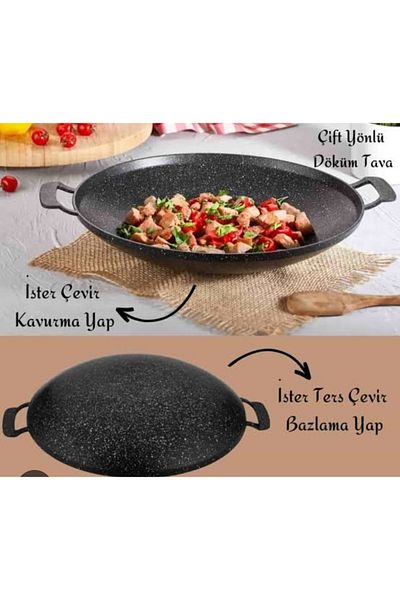SAFİR 34 cm Granite Casting Pan