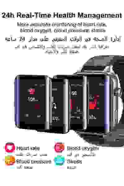 Joyroom Smart Watch: 1.85" Curved Screen, 107 Sports Modes, IP68 Waterproof, Health Monitoring