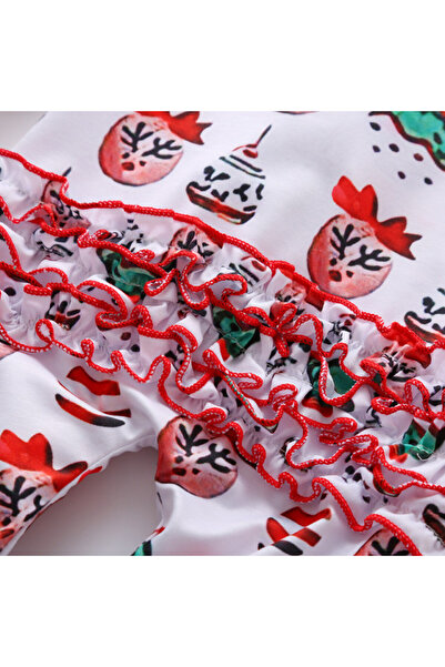 Superbaby White jumpsuit printed with globes