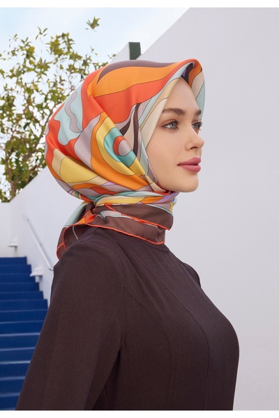 Belli موسم صيف 2025 100% وشاح حرير سورة 4108D 81