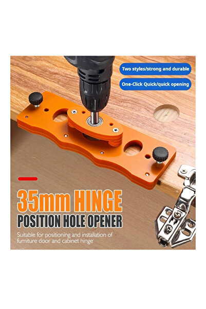 BGA Marangoz mobilya ustası 35mm gizli Menteşe jig delme kılavuz seti