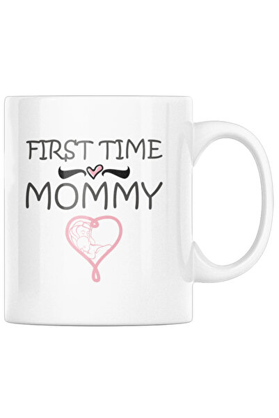 OEM Εξατομικευμένη λευκή κούπα "Πρώτη φορά μαμά", INOVATIX®. 330 ml