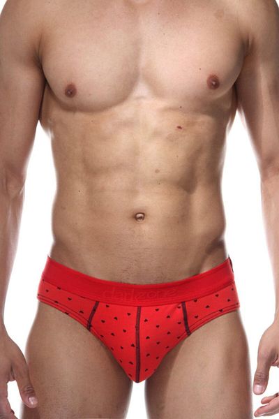 bazaar-turkey all you need New Year's Red Heart Patterned Men's Slip 6336